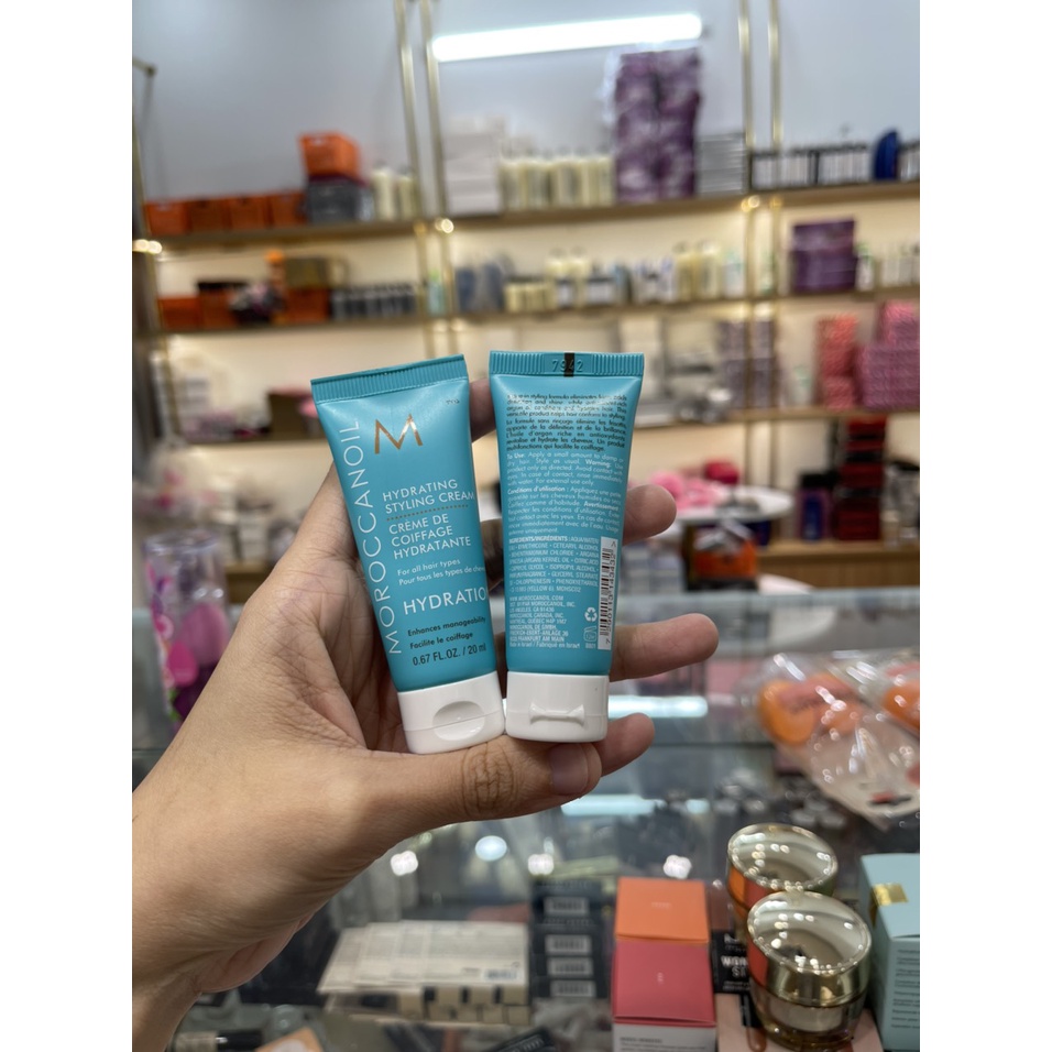 [MINISIZE 20ML ] KEM DƯỠNG ẨM TẠO KIỂU TÓC MOROCCAN OIL HYDRATING STYLING CREAM