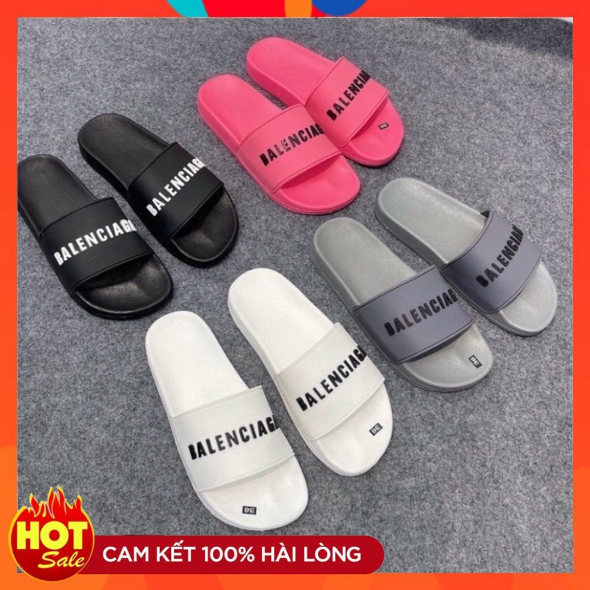 Dép Balen đẹp nam nữ đi biển cao cấp, Dép BALEN Unisex đế đúc chắc chắn màu hồng, đen, trắng DD2 HOT