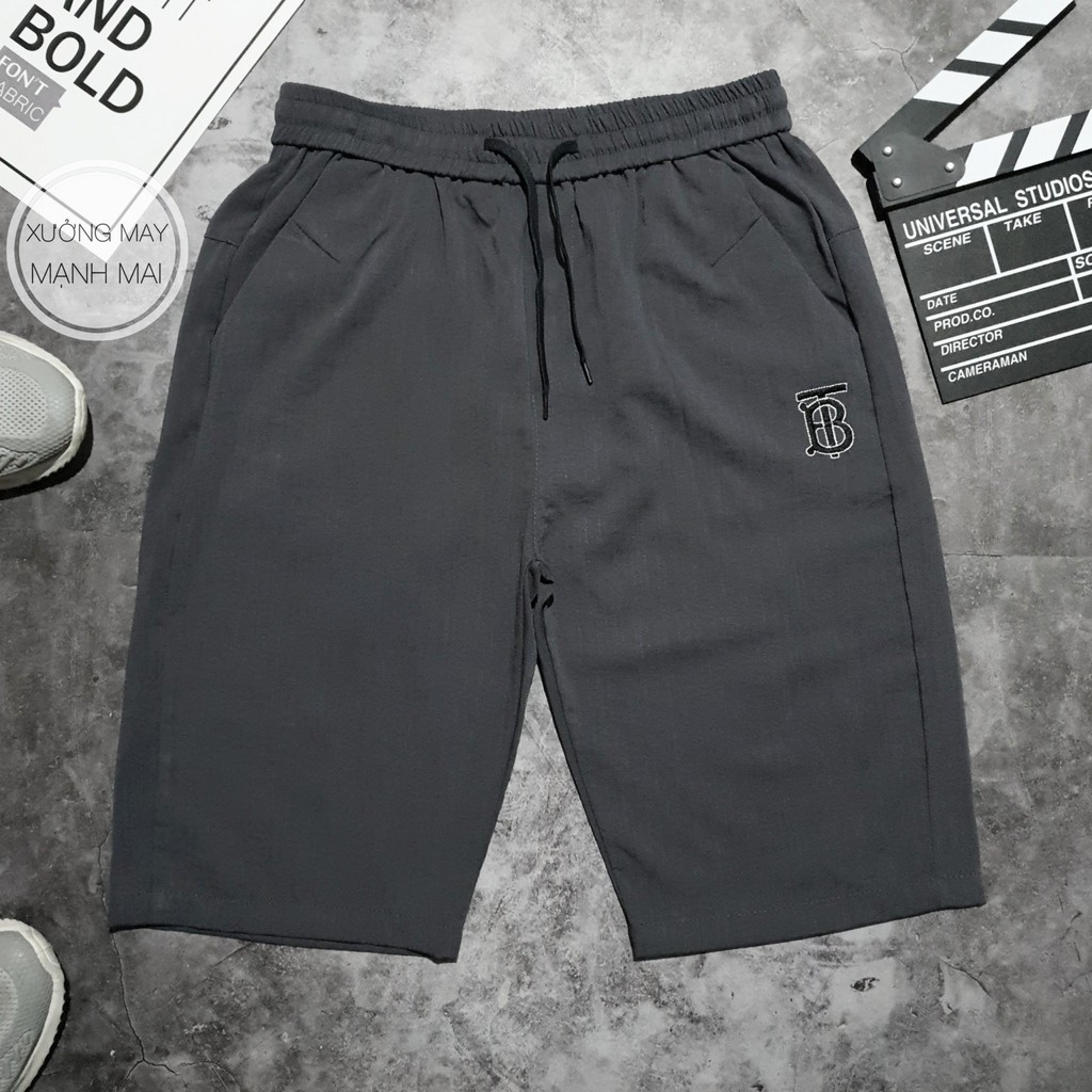 Quần ngố nam logo thêu thời trang phong cách trẻ trung năng động T13 | BigBuy360 - bigbuy360.vn