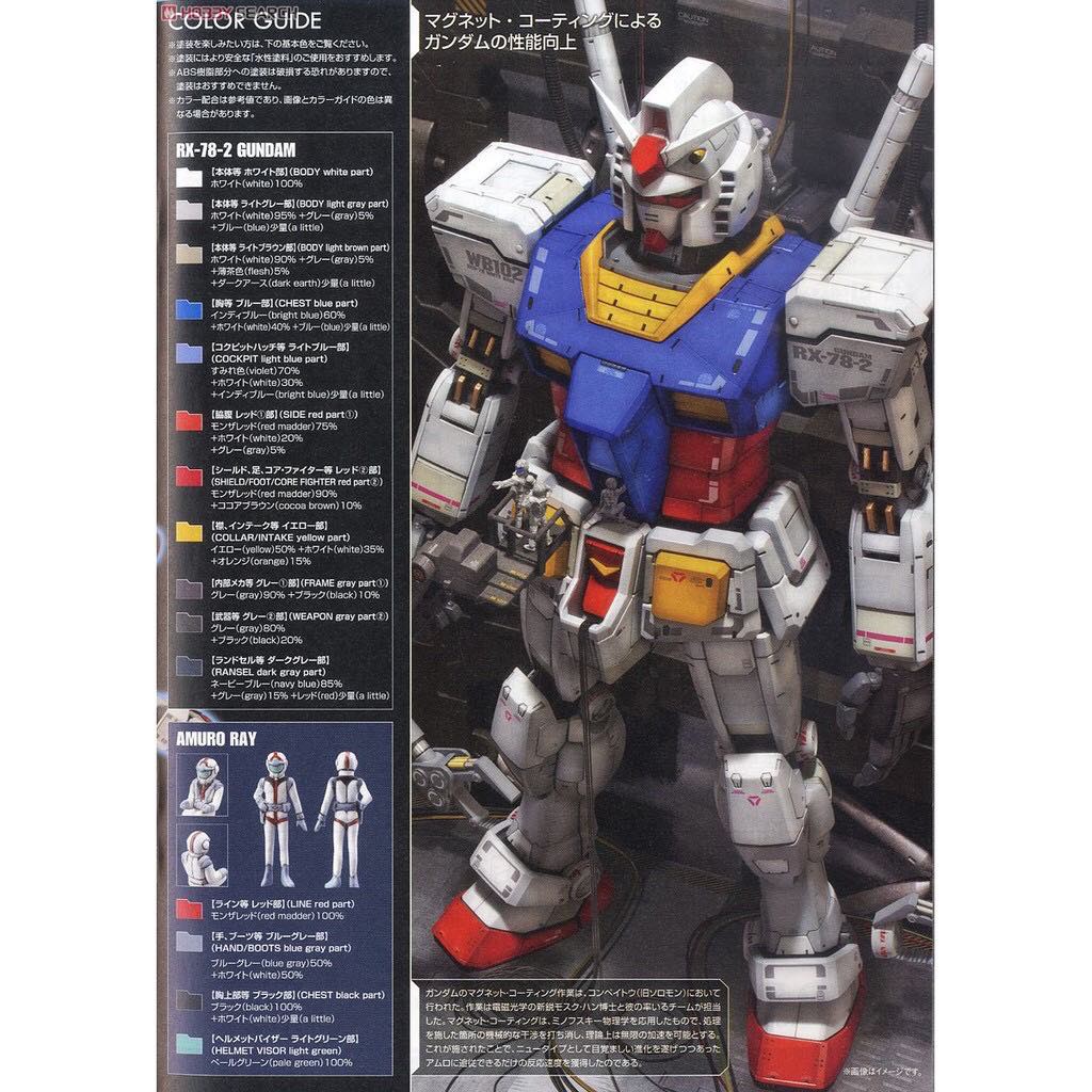 [Freeship Extra - Có sẵn] Mô hình nhựa lắp ráp MG 1/100 RX-78-2 Gundam Ver 3.0 RX78 Gunpla BANDAI