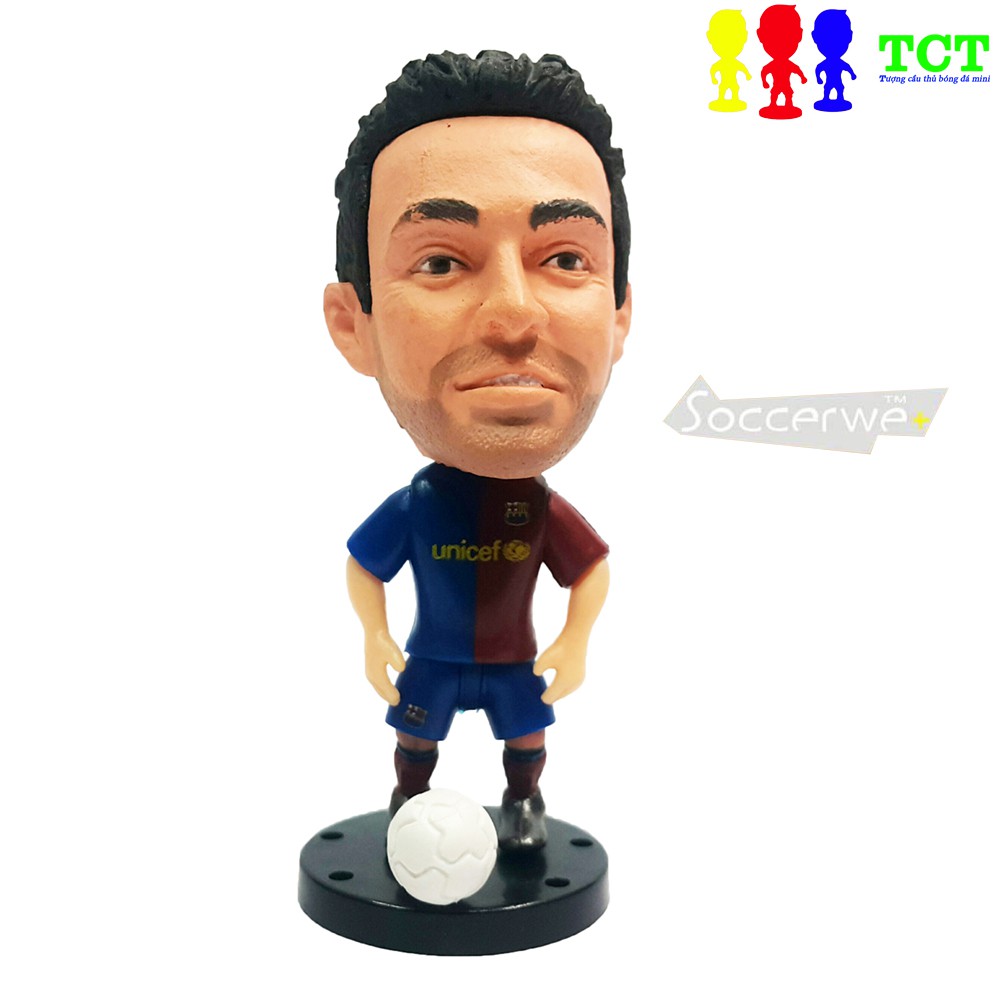 Tượng cầu thủ bóng đá Xavi Plus + Barcelona