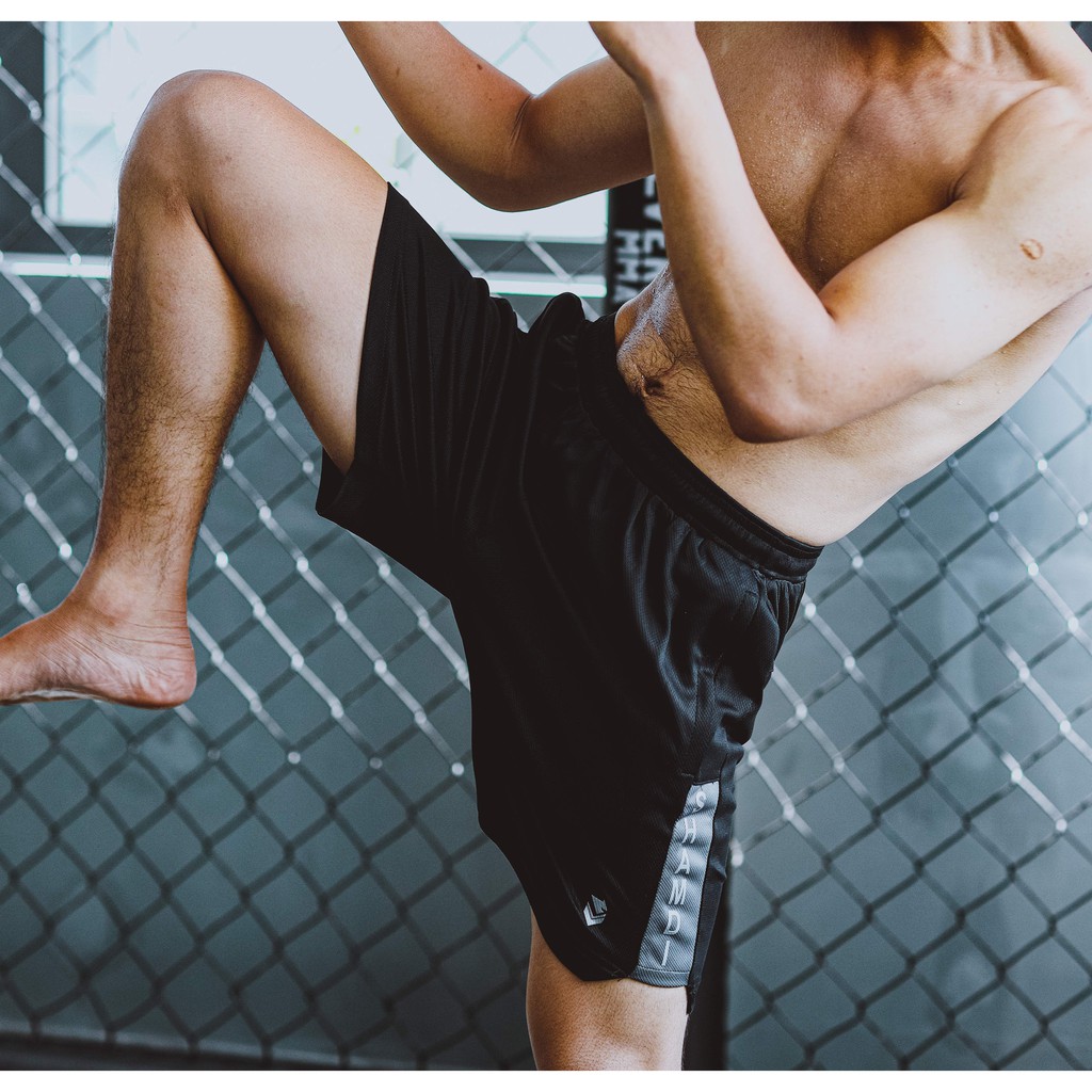 Quần thể thao nam Shamdi, quần short tập gym vải poly-drop, co giãn, form chuyên gym 1044 | BigBuy360 - bigbuy360.vn