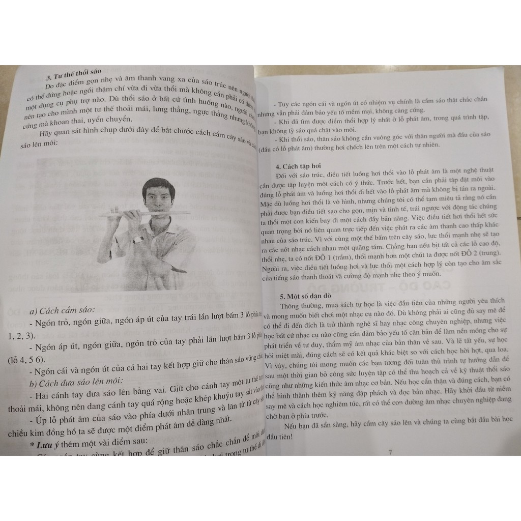 Sách - Tự học Thổi sáo qua CD và hình ảnh ( phần cơ bản)