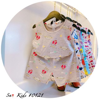Bộ ba lỗ cotton cho bé