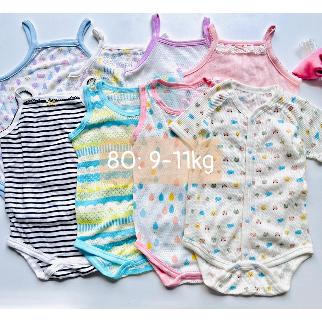 Bộ body suit bé trai bé gái hàng xuất dư vải cotton mềm mịn thoáng mát cho bé Shushibaby