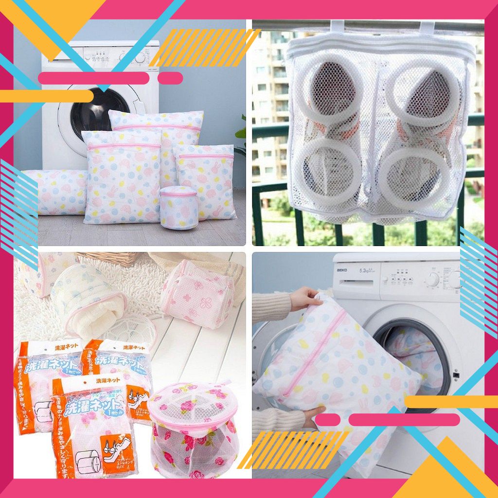 BỘ TÚI LƯỚI GIẶT ĐỒ LÓT, QUẦN ÁO, GIÀY TIỆN DỤNG, COMBO 5, 6 TÚI [HCM]
