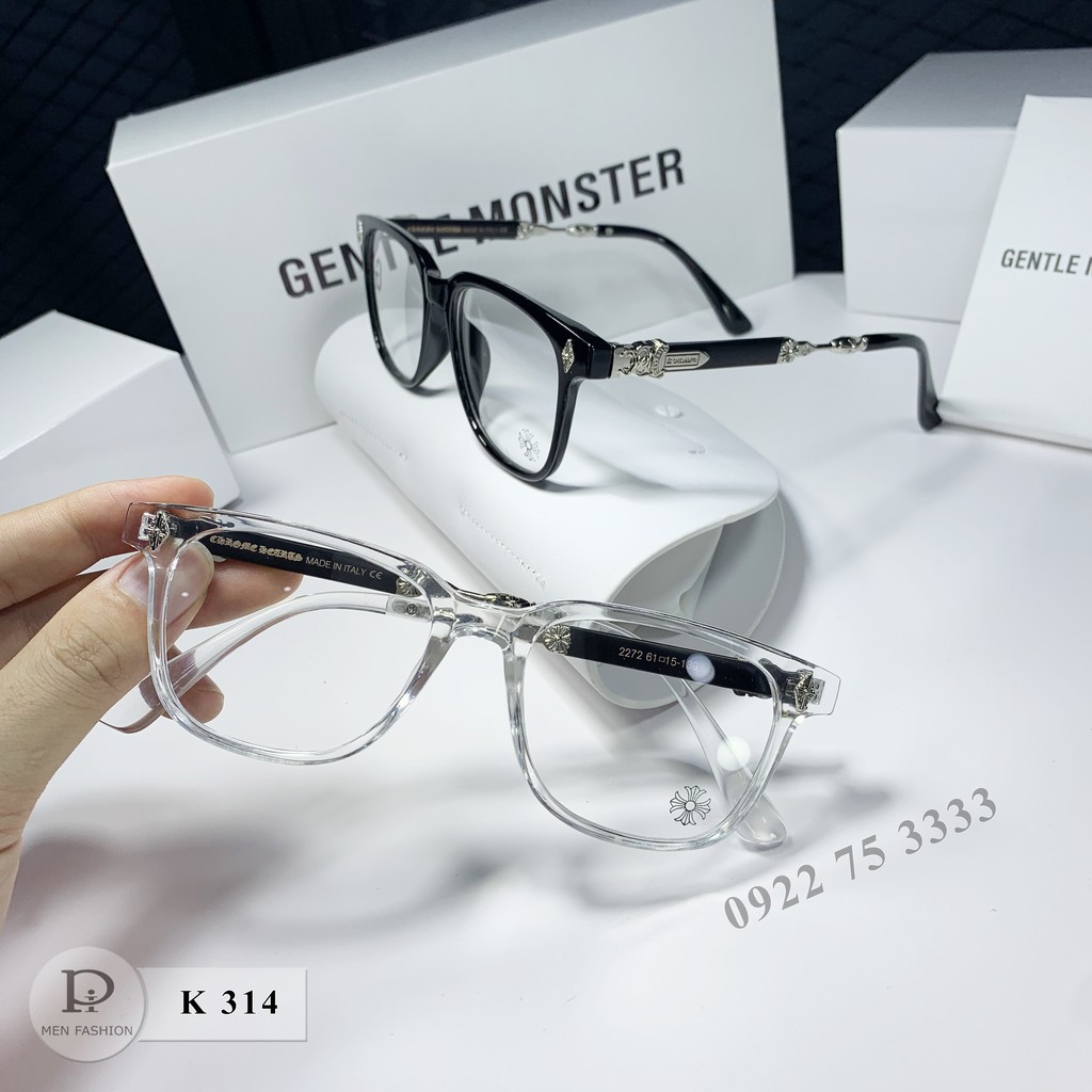 Gọng kính giả cận nam nữ có thể lắp mắt cận CHROM kiếng mắt không độ đẹp K314 - seno_PK | BigBuy360 - bigbuy360.vn