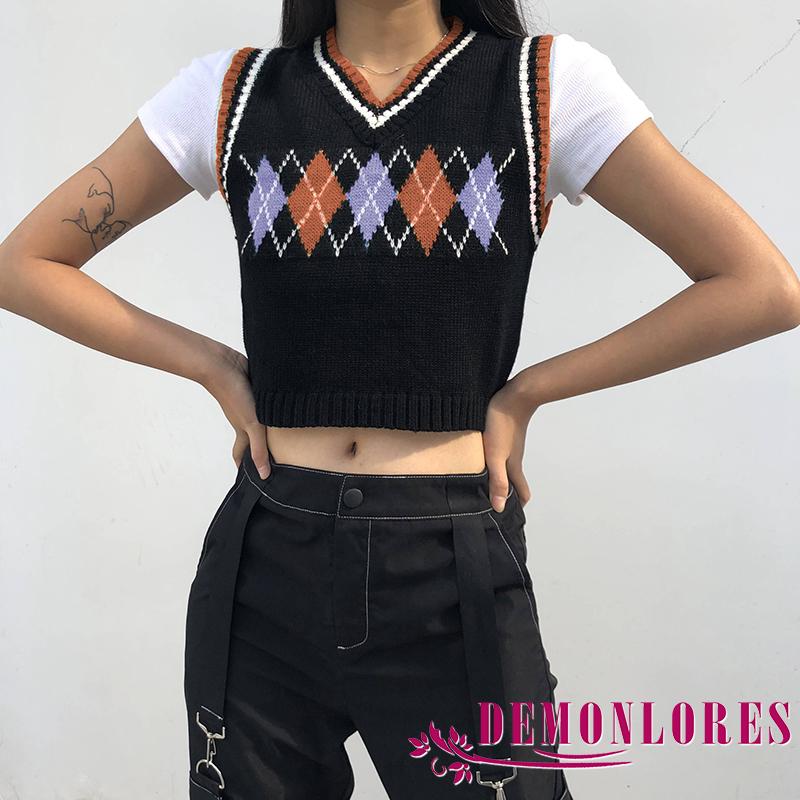 Áo Nữ Không Tay Cổ Chữ V Thời Trang Quyến Rũ