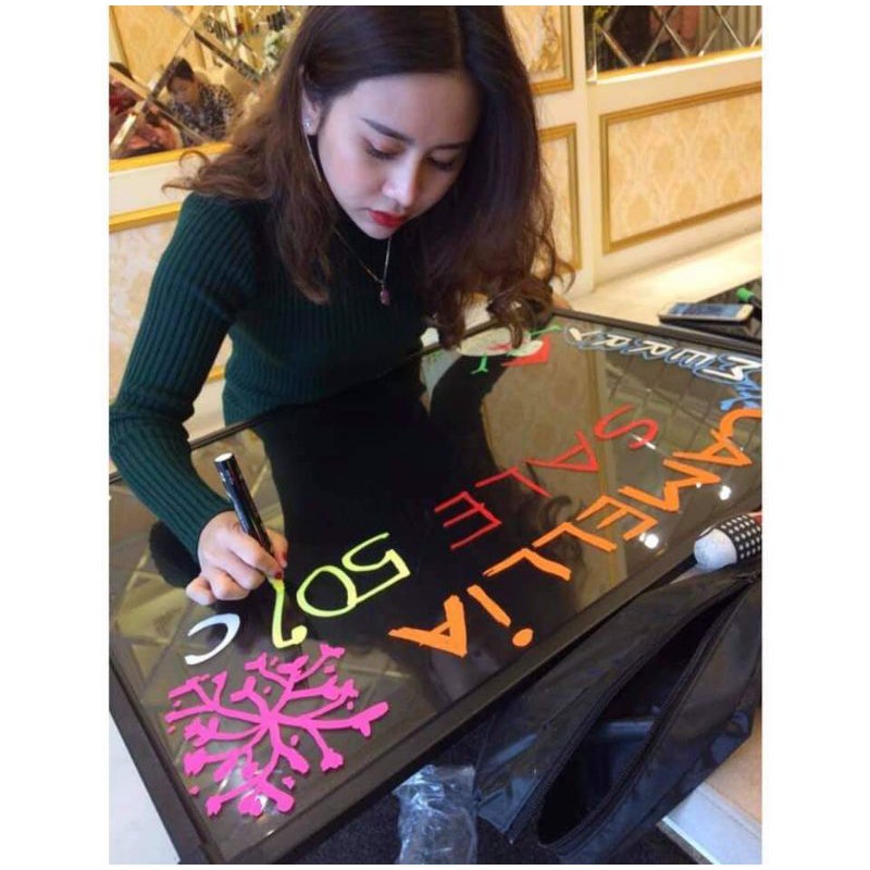 [ BH 12 THÁNG ] Bảng Quảng Cáo Led Huỳnh Quang Cao Cấp - Kích Thước 60x80cm - Tặng Full Phụ Kiện | BigBuy360 - bigbuy360.vn