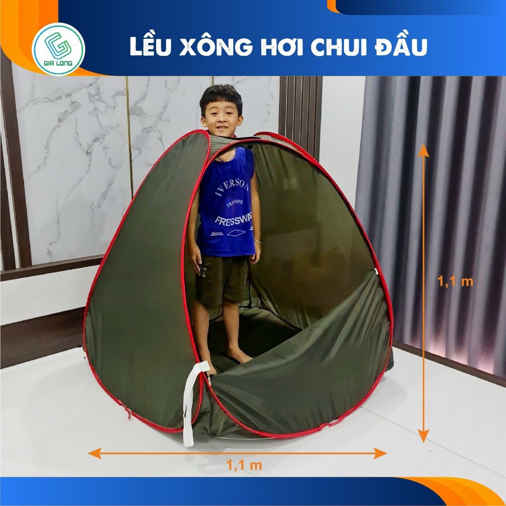 Lều xông hơi tự bung chui đầu cao cấp Gia Long