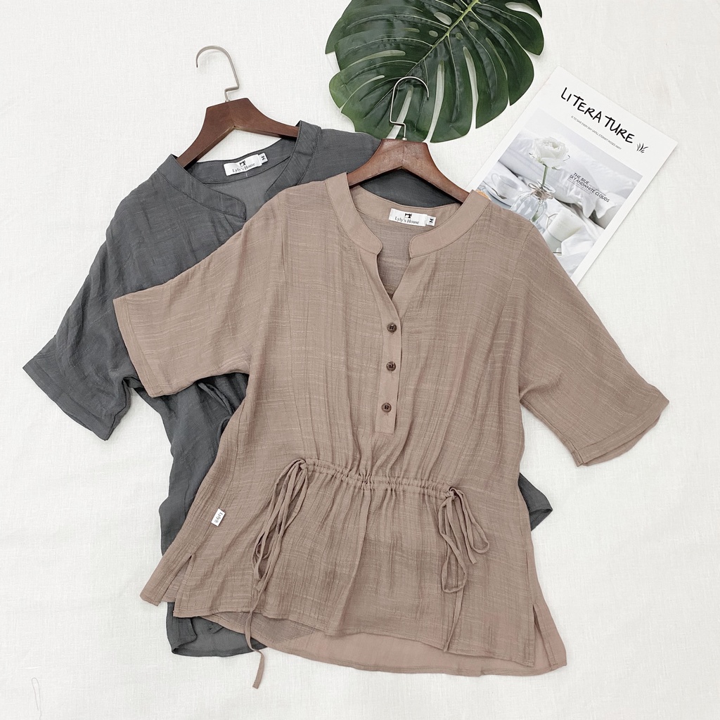 Áo kiểu nữ vintage , áo sơ mi công sở chất vải tằm lụa cao cấp , áo sơ mi nữ đủ các size từ 45kg - 85kg