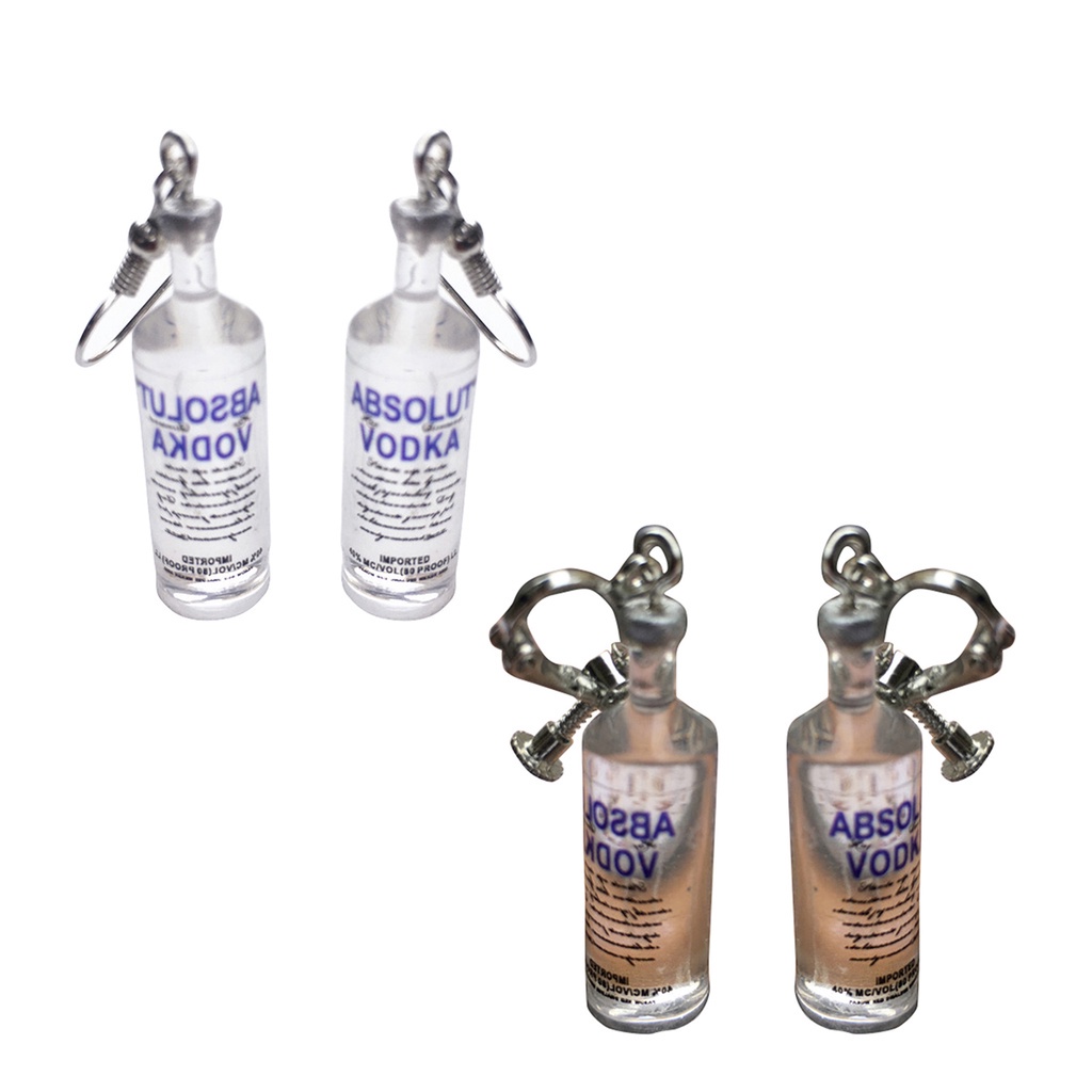 CREATIVE Bông Tai Hình Chai Nước Sáng Tạo Cho Nữ