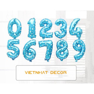 Bóng số sinh nhật, bong bóng trang trí sinh nhật cho bé bóng bay trang trí sự kiện đám cưới