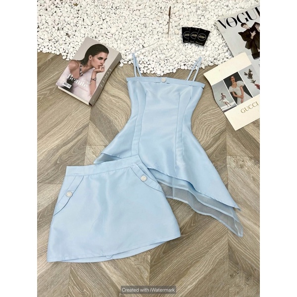 Sét Áo Dây Vạt Chân Váy