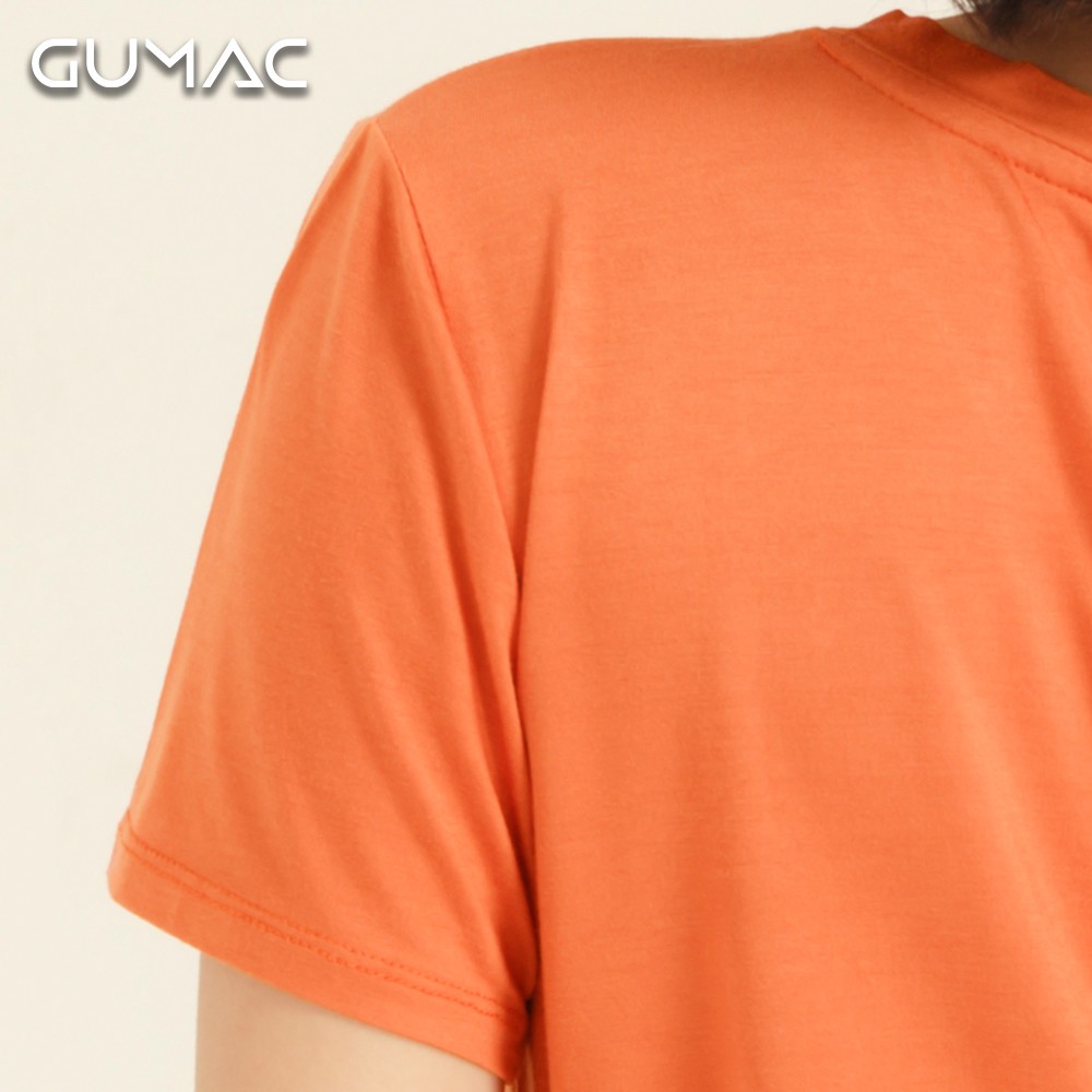 Áo thun concept cành lá ATA839 GUMAC | BigBuy360 - bigbuy360.vn