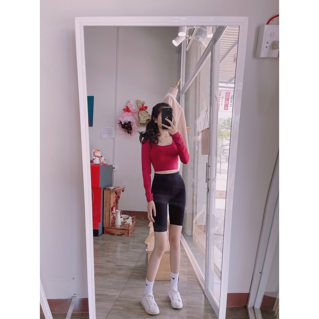 ÁO THUN NỮ CỔ VUÔNG-CHẤT THUN LẠNH-ẢNH THẬT SHOP CHỤP