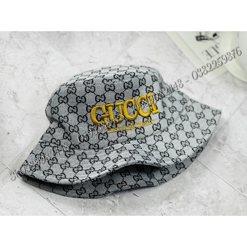 MŨ BO BUCKET IN gg THÊU GX NỔI NAM NỮ FROM CHUẨN SIÊU ĐẸP NAWNG ĐỘNG - NÓN TAI BÈO NAM NỮ