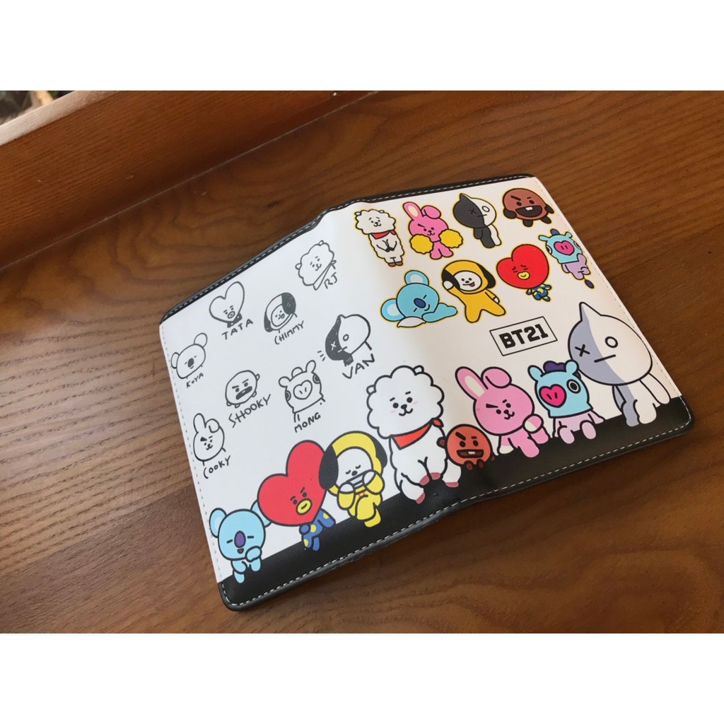 [SIÊU ĐẸP] BAO DA BỌC HỘ CHIẾU BT21/ BT21 PASSPORT COVER