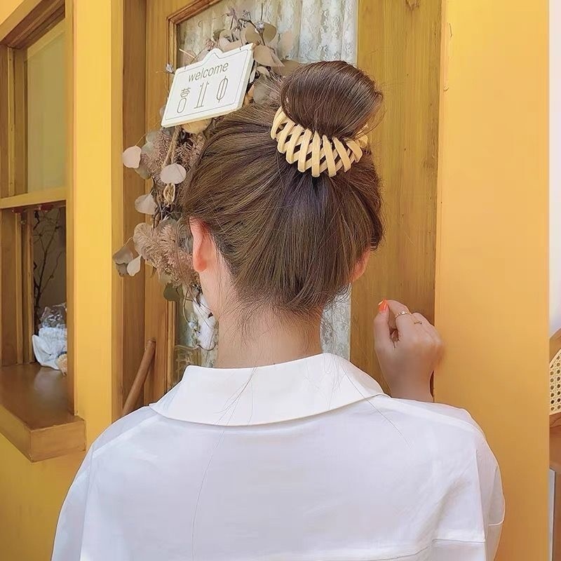 Kẹp Tóc Đuôi Ngựa Bằng Vải Nhung Cài Khóa Thời Trang Hàn Quốc Cho Nữ