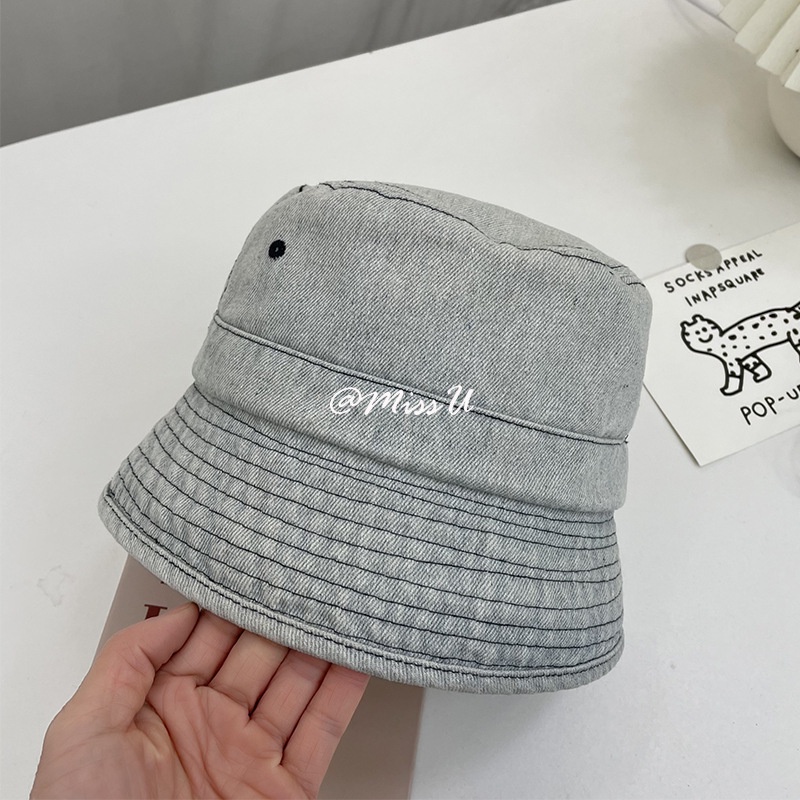 Nón Tai Bèo Chất Liệu Denim Dễ Phối Đồ Thời Trang Mùa Hè Cho Nữ