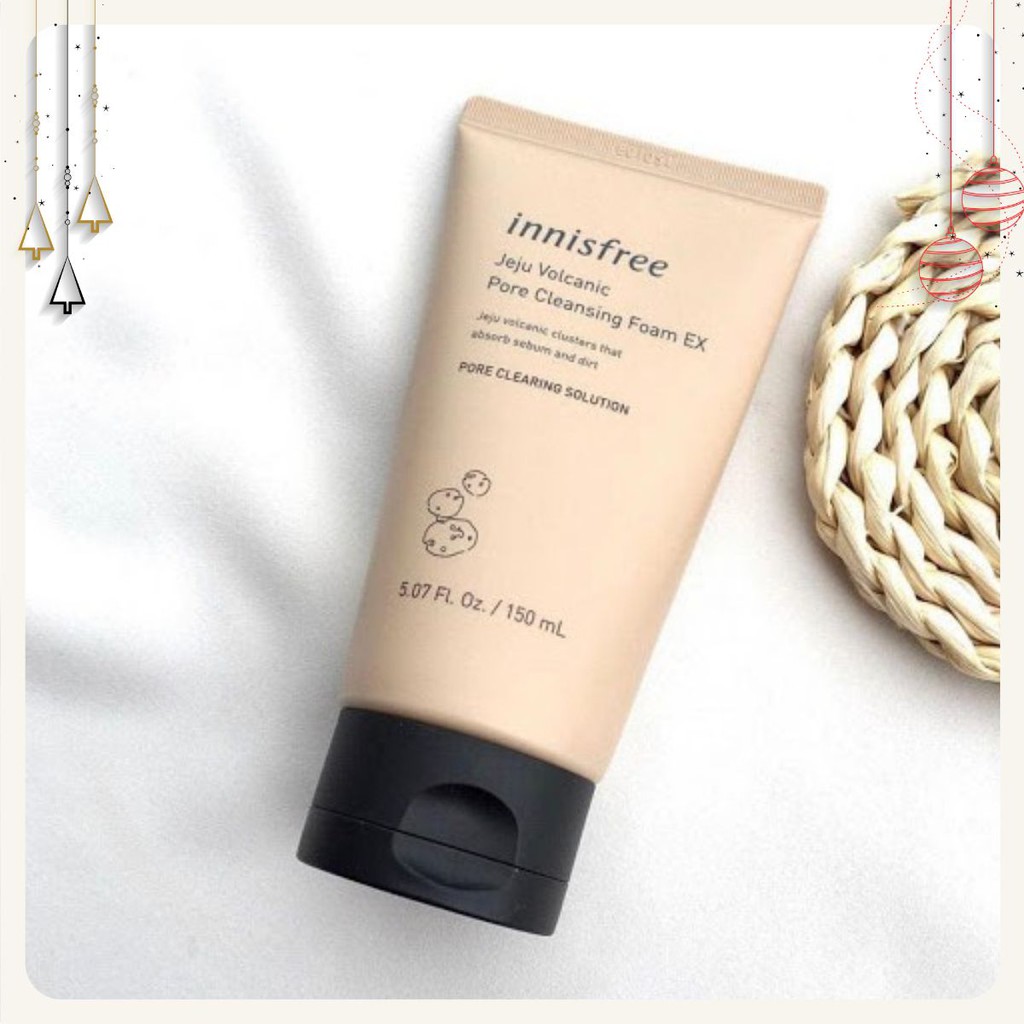 Sữa rửa mặt tro núi lửa Jeju volcanic pore cleasing foam 150ml [TOP TRENDING]