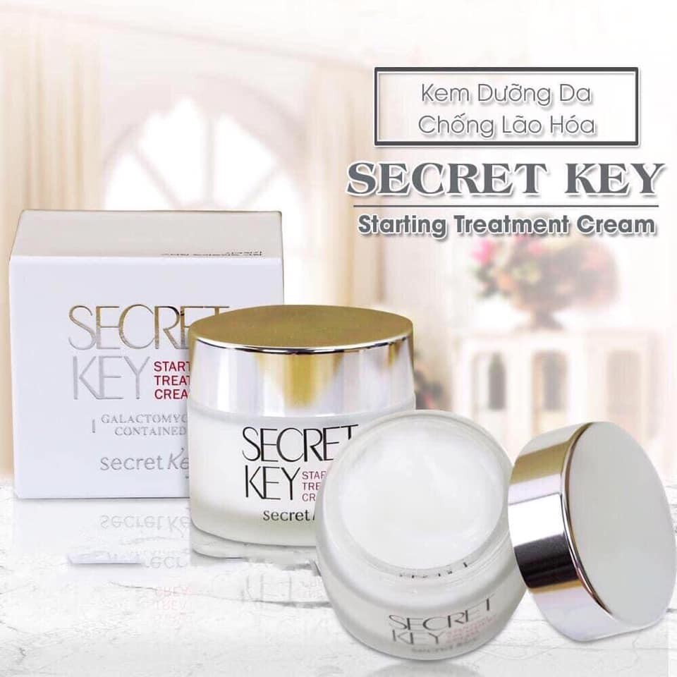 Kem Dưỡng Trắng Da Chống Lão Hóa Secret Key Starting Treatment Cream 50G