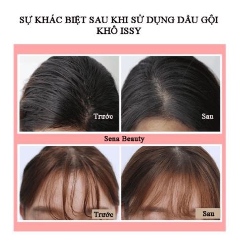 Dầu gội đầu khô dạng xịt ISSY cho tóc bết