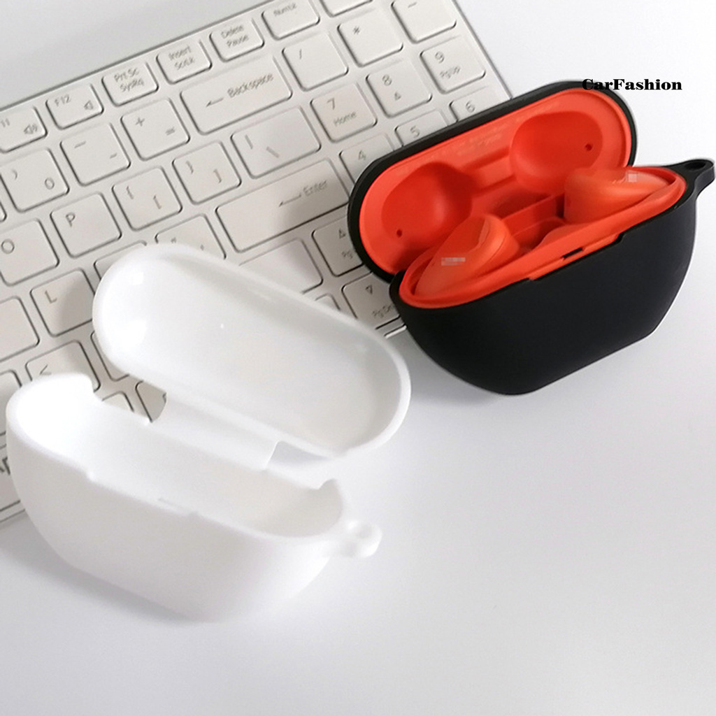 CYSP_Protective Case Soft with Hanging Buckle Silicone Bluetooth Wireless Earphone Cover for SONY WF-SP800