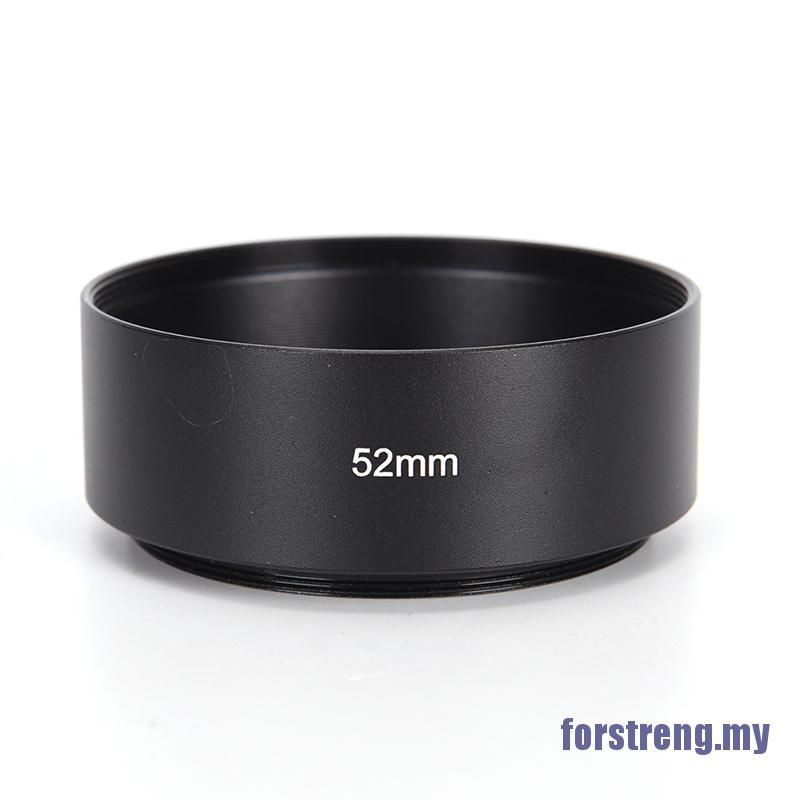 Loa Che Nắng Ống Kính Dài 52mm Bằng Hợp Kim Nhôm Cho Máy Ảnh Canon Nikon Mới