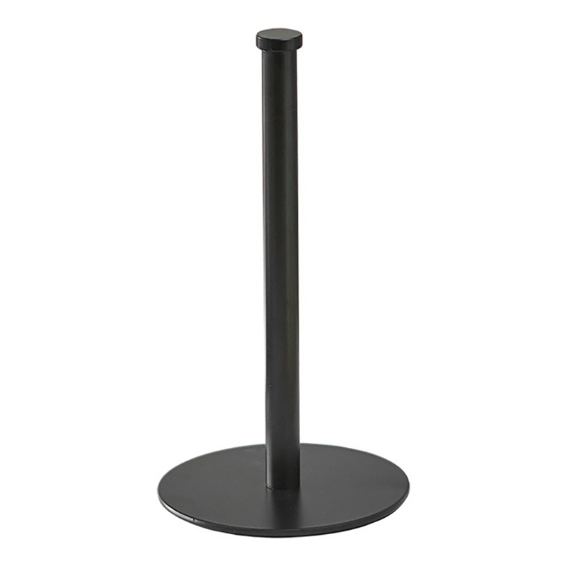 Giá Đỡ Cuộn Giấy Vệ Sinh Bằng Thép Không Gỉ Màu Đen Tiện Lợi Dành Cho Nhà Bếp