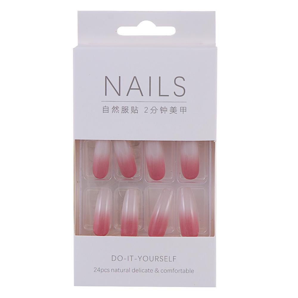 Móng Tay Giả Coffin Dài Có Thể Tháo Rời Che Phủ Toàn Diện