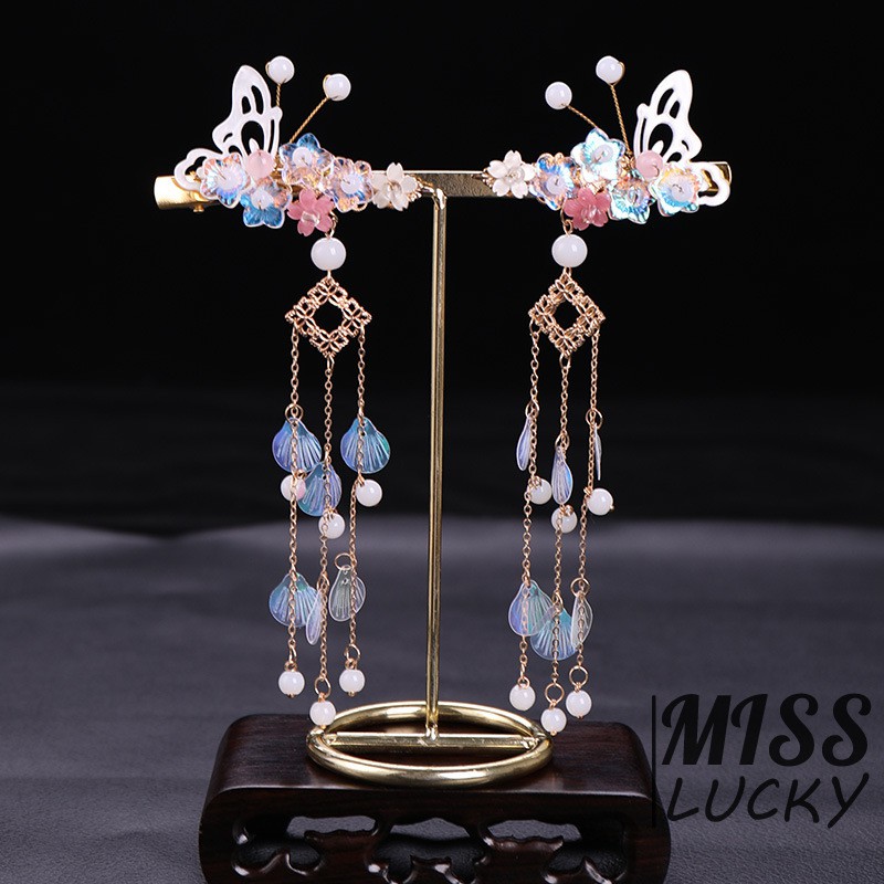 Kẹp tóc tua dua kiểu dáng thời trang phong cách cho nữ