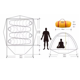 Lều cắm trại 4 NatureHike