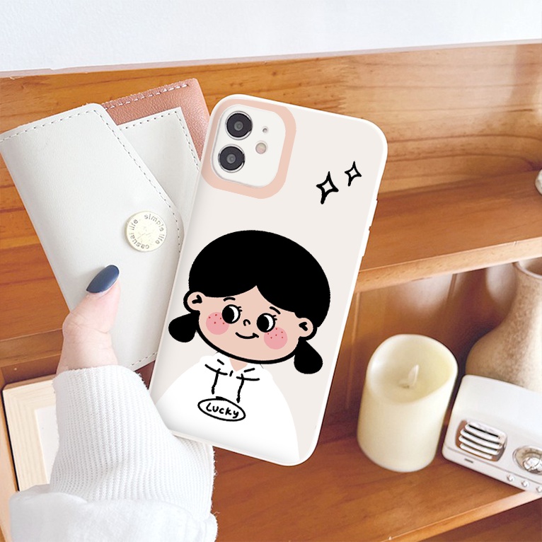 Ốp Lưng Iphone Cạnh Vuông BVC In Hình Cặp Đôi Cute CASE for iPhone 13 12 11 Pro Max SE 2020 X XR XS ip 8 7 6 6S