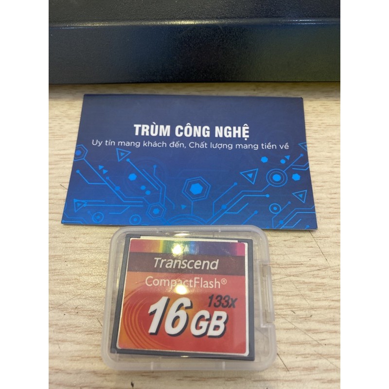 Thẻ nhớ CF Transcend CompactFlash 16GB 133x Speed dùng cho máy ảnh , máy CNC