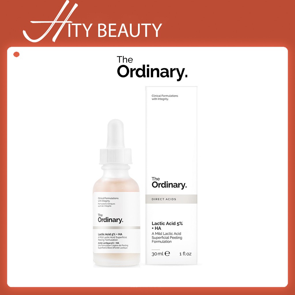 [CANADA] 5%/10% Serum Sáng da giảm thâm Da Lactic Acid 5% / 10% + HA - Hity Beauty - The Ordinary