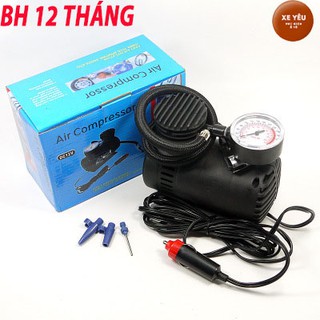 Bơm lốp ô tô Mini 12V⚡️𝑩𝑯 12 𝑻𝒉𝒂́𝒏𝒈⚡️Bơm Điện 12V Mini Công Suất Lớn, Bơm lốp xe hơi nhỏ gọn, tiện dụng
