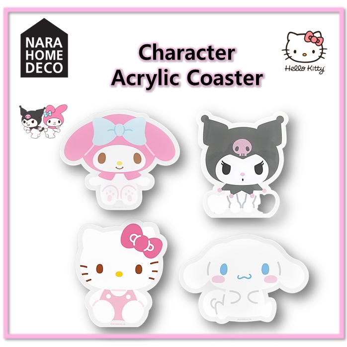 [Trang Trí Nhà NARA] Đế Lót Ly 4 Kiểu Bằng Acrylic Cho Trà, Bàn Làm Việc.