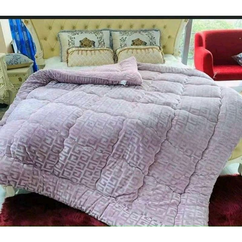 Chăn Cừu Chữ Vạn Siêu Ấm Siêu Nhẹ 2mx2m2 Chăn Đại Hàn