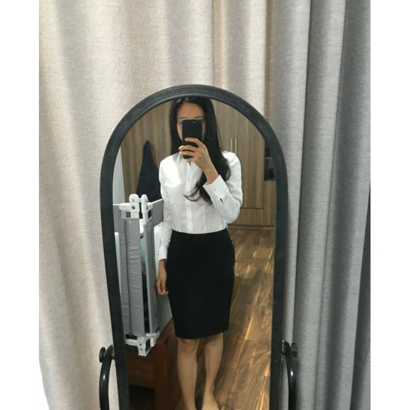 Chân váy công sở  cao cấp LINH CHI form đẹp mặc cực tôn dáng có xẻ sau và dây kéo sau lưng ĐƯỢC ĐỔI TRẢ THOẢI MÁI CV28 | BigBuy360 - bigbuy360.vn
