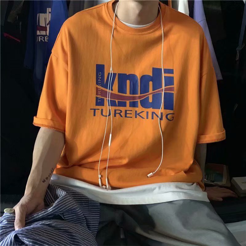 Áo Thun Ngắn Tay Dáng Rộng Phong Cách Năng Động Trẻ Trung Dành Cho Cả Nam Và Nữ Size S-5XL