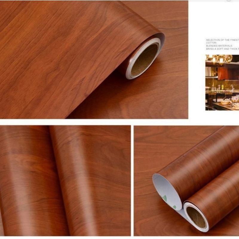 Giấy dán thùng loa sẵn dính - Decal dán loa , dán tường nâu vân gỗ:[ khổ 60cm x 1m ) | BigBuy360 - bigbuy360.vn