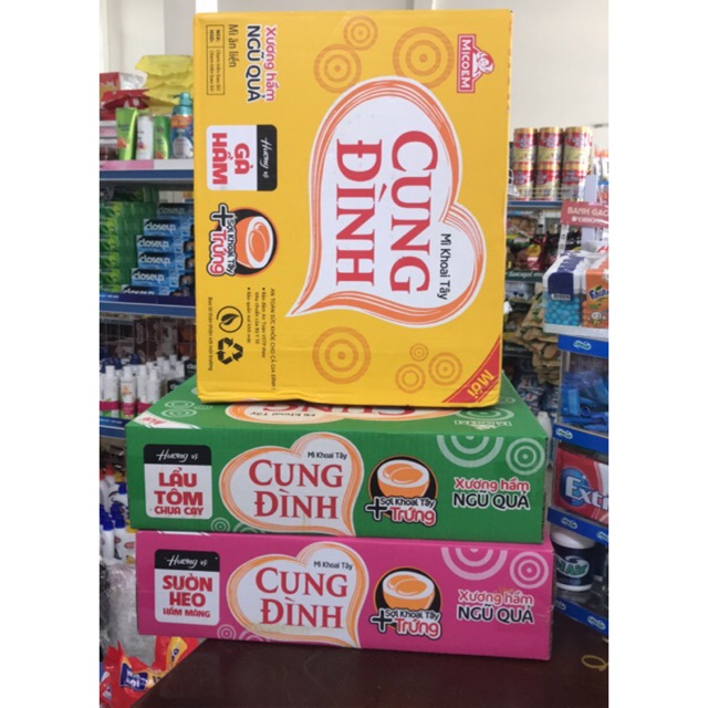 [ Mẫu Mới ] Mì Tôm Cung Đình Thùng 30 Gói x 80g