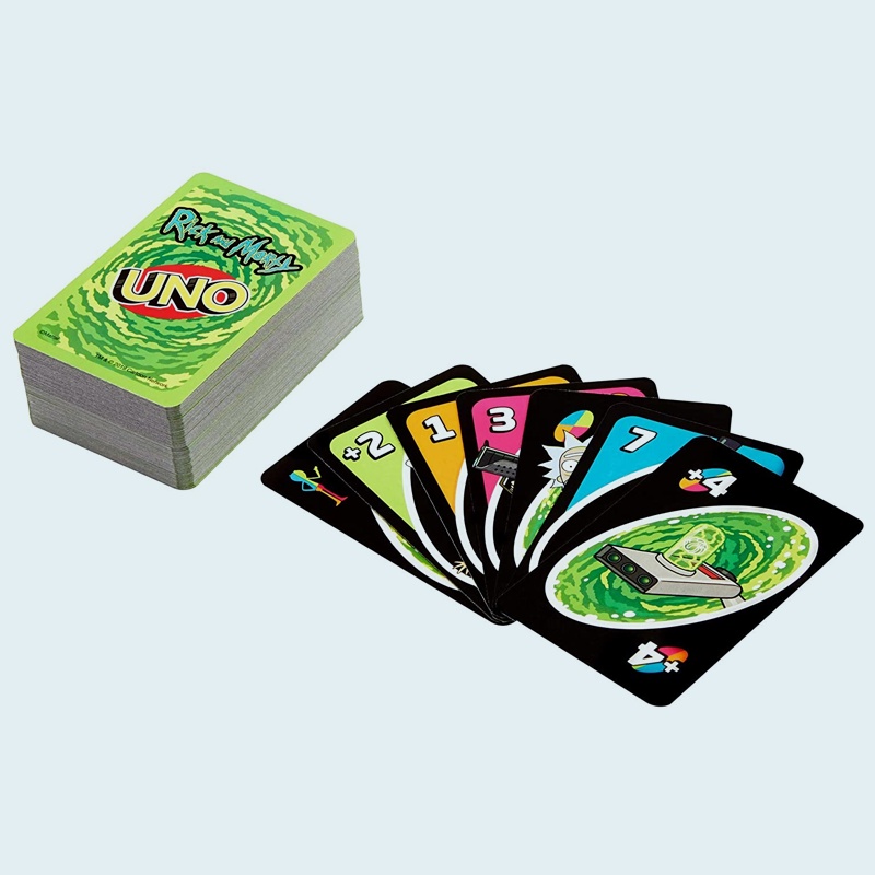 UNO Rick and Morty Card Game Bộ Bài Uno Rick Và Morty