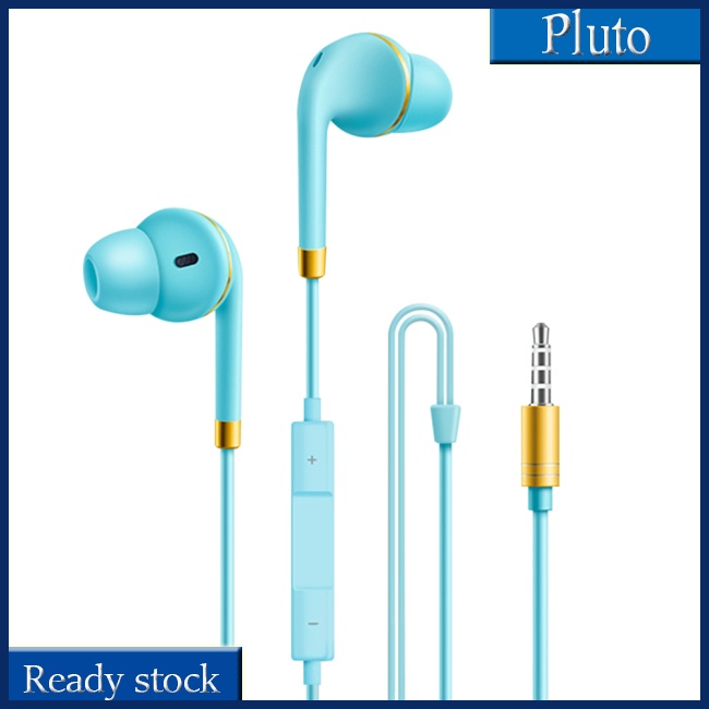 Tai Nghe Bass Thể Thao Có Dây Điều Khiển Điều Khiển Chơi Game Tương Thích Với Iphone Oppo Xiaomi Vivo