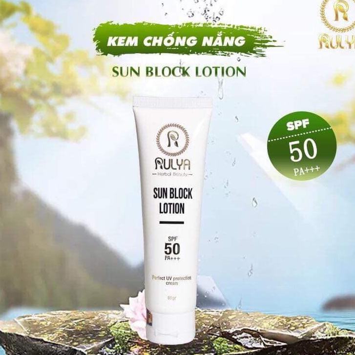 Kem Chống Nắng RULYA SUN BLOCK LOTION SPF 50 PA +++