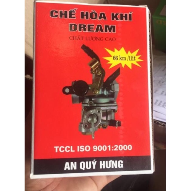 Bình xăng con, Chế hoà khí xe dream wave aqh