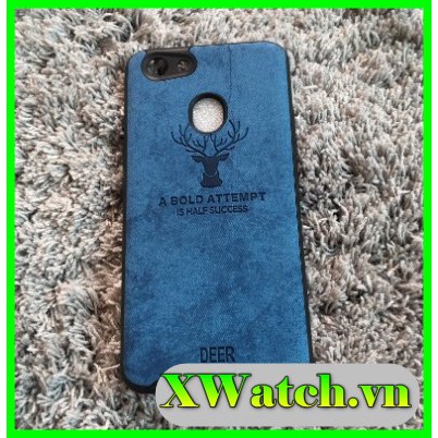 Ốp lưng Vải Hươu Oppo F5 / F7 F9 F3 A1K họa tiết hươu