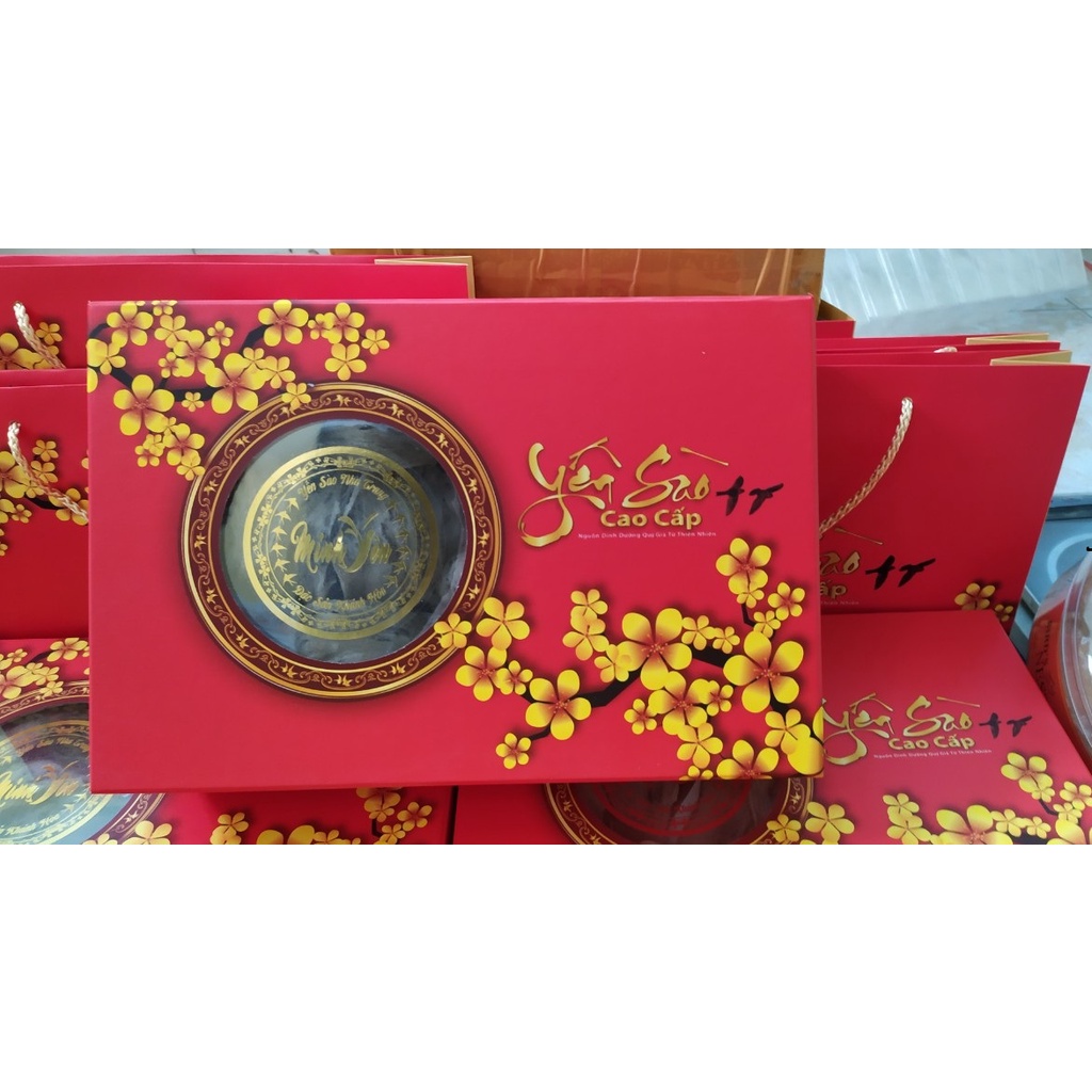 Yến Sào Thô Kèm Bộ Hộp Quà Biếu - 50g/100g