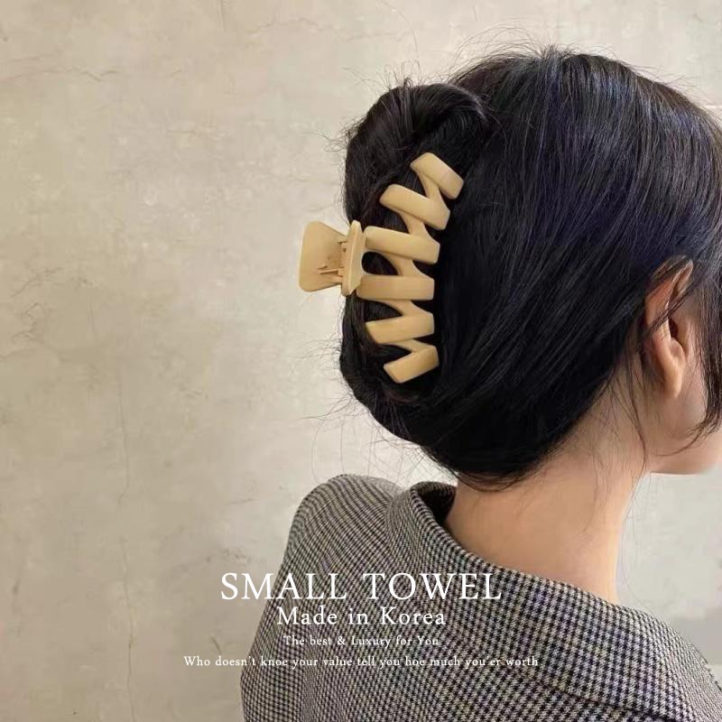 Kẹp tóc càng cua acrylic thiết kế phong cách Hàn Quốc đơn giản thời trang